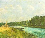 Alfred Sisley Die Ufer der Oise France oil painting artist